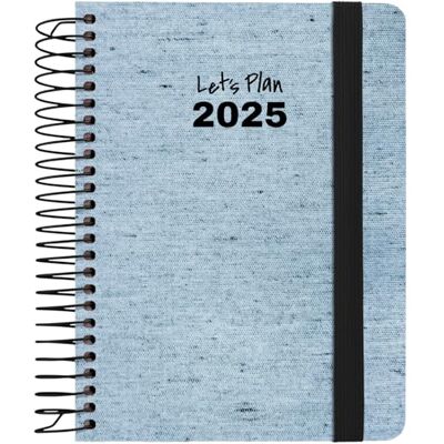 Grafoplas Grafoplás Agenda Anual Semana Vista 2025 a6 Ecojeans Azul Español Espiral Tapa Dura Forrada Tela Denim Hilos Reciclados Cierre Elástico De Enero a Diciembre Incluye Pegatinas FSC Grafoplas Grafoplás Agenda Anual Semana Vista 2025 a6 Ecojeans Azul Español Espiral Tapa Dura Forrada Tela Denim Hilos Reciclados Cierre Elástico De Enero a Diciembre Incluye Pegatinas FSC