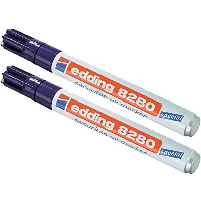 Edding Rotulador permanente para rayos UV (2 unidades) Edding Rotulador permanente para rayos UV (2 unidades)