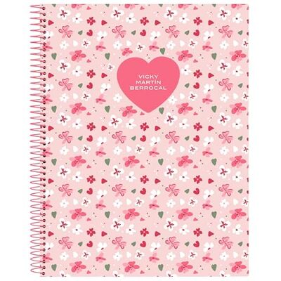 Safta VMB IN BLOOM Cuaderno 120 Hojas, Tapas Duras, Ideal para Niños de Diferentes Edades, Cómodo y Versátil, Calidad y Resistencia, 21.5x31 cm, Color Rosa Safta VMB IN BLOOM Cuaderno 120 Hojas, Tapas Duras, Ideal para Niños de Diferentes Edades, Cómodo y Versátil, Calidad y Resistencia, 21.5x31 cm, Color Rosa