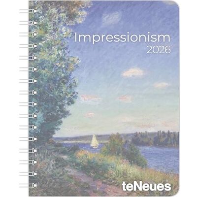 N NEUMANNVERLAGE teNeue Impresionismo Diary 2026 Calendario de libro de 17 x 22 cm Calendario semanal Deluxe con obras maestras para entusiastas del impresionismo y amantes del arte: Diary N NEUMANNVERLAGE teNeue Impresionismo Diary 2026 Calendario de libro de 17 x 22 cm Calendario semanal Deluxe con obras maestras para entusiastas del impresionismo y amantes del arte: Diary