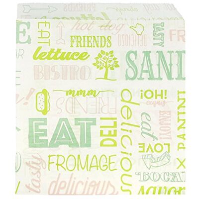 Garcia de Pou García de Pou 1000 Unidades García de Pou Parole Bolsas Abiertas 2 Lados Burger, 34 G M2, 13 x 14 cm, Blanco Garcia de Pou García de Pou 1000 Unidades García de Pou Parole Bolsas Abiertas 2 Lados Burger, 34 G M2, 13 x 14 cm, Blanco