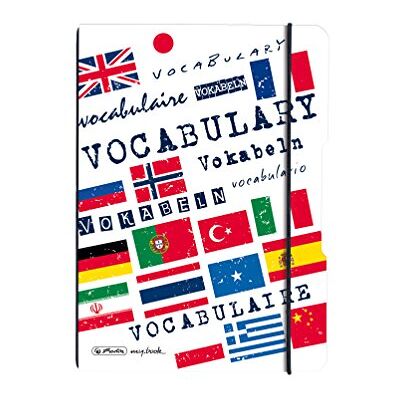 herlitz , Vocabulario de rayas, A5, LIN 53, 80 gsm, 40 hojas herlitz , Vocabulario de rayas, A5, LIN 53, 80 gsm, 40 hojas