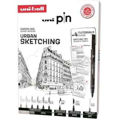 Uni-Ball PIN SET 8P URBAN SKETCHING STARTER KIT NO3 Uni-Ball PIN SET 8P URBAN SKETCHING STARTER KIT NO3