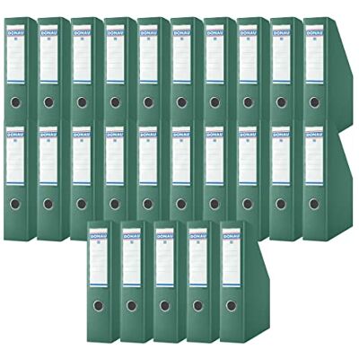OFFICER PRODUCTS DONAU Archivador de cartón (25 unidades, 25 unidades, hasta 750 hojas, para oficina, escuela y hogar, para guardar documentos en formato A4) OFFICER PRODUCTS DONAU Archivador de cartón (25 unidades, 25 unidades, hasta 750 hojas, para oficina, escuela y hogar, para guardar documentos en formato A4)