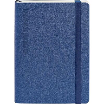 COMIX Luxury, Mini Agenda 2025 diaria, 12 meses, con bolsillo de fuelle interior, cierre con elástico, doble marcapáginas, 384 páginas, formato 11 x 15,3 x 3 cm, azul COMIX Luxury, Mini Agenda 2025 diaria, 12 meses, con bolsillo de fuelle interior, cierre con elástico, doble marcapáginas, 384 páginas, formato 11 x 15,3 x 3 cm, azul