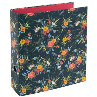 Goldbuch Verano Archivador con impresión artística con estampado de flores y relieve dorado, grapadora con mecanismo de palanca de metal, archivador, carpeta de archivos, aprox. 28,5 x 32 x 8 Goldbuch Verano Archivador con impresión artística con estampado de flores y relieve dorado, grapadora con mecanismo de palanca de metal, archivador, carpeta de archivos, aprox. 28,5 x 32 x 8
