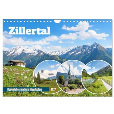 CALVENDO Zillertal Mountain idyll around Mayrhofen 2026 (calendario de pared 2027 DIN A4), 12 meses calendario de pared CALVENDO Zillertal Mountain idyll around Mayrhofen 2026 (calendario de pared 2027 DIN A4), 12 meses calendario de pared