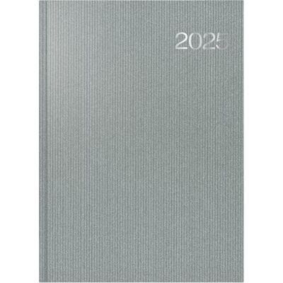 rido/idé Agenda de libro modelo Conform (2025), 1 página = 1 día, A4, 384 páginas, cubierta de plástico Visicron metálico, color plateado rido/idé Agenda de libro modelo Conform (2025), 1 página = 1 día, A4, 384 páginas, cubierta de plástico Visicron metálico, color plateado