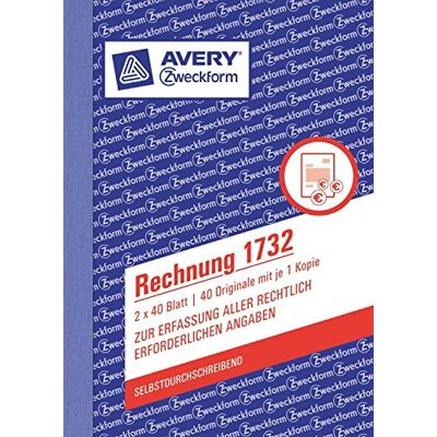 Avery Dennison Formularbuch Libro de formularios para ventas y facturas Avery Dennison Formularbuch Libro de formularios para ventas y facturas