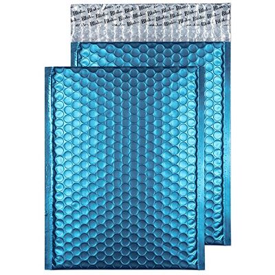Blake Colour Packaging 250 x 180 mm 70 Mu Burbuja metálica Despegar y sellar () Azul caribeño Paquete de 500 Blake Colour Packaging 250 x 180 mm 70 Mu Burbuja metálica Despegar y sellar () Azul caribeño Paquete de 500