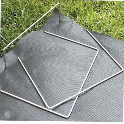 WERKA PRO Grampas metálicas galvanizadas 15 x 20cm 40 Piezas WERKA PRO Grampas metálicas galvanizadas 15 x 20cm 40 Piezas