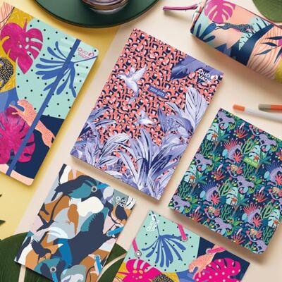 QUO VADIS – Agenda 16 meses – 2024-2025 – Plan Note – Semanier Notes – Multilingüe – Jungle Spirit – Multicolor – 16 meses de septiembre a diciembre – 15 x 21 cm – Papel Clairefontaine blanco QUO VADIS – Agenda 16 meses – 2024-2025 – Plan Note – Semanier Notes – Multilingüe – Jungle Spirit – Multicolor – 16 meses de septiembre a diciembre – 15 x 21 cm – Papel Clairefontaine blanco