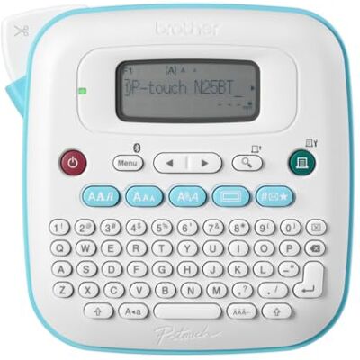 Brother PTN25BT Rotuladora electrónica de sobremesa para el hogar y la Oficina, Pantalla con Vista previa, Bluetooth Brother PTN25BT Rotuladora electrónica de sobremesa para el hogar y la Oficina, Pantalla con Vista previa, Bluetooth