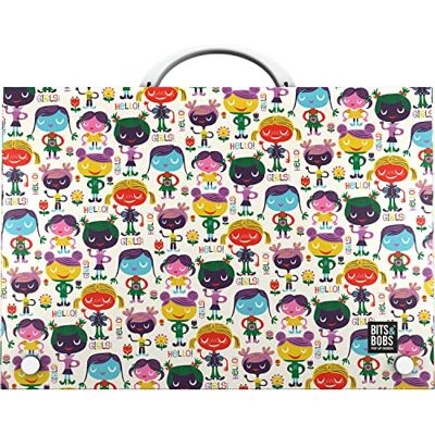 Grafoplas Maletin Escolar con Asa y Cierre de Broche, Polipropileno, Tamaño Folio, 24, 5x34, 5x4cm, Colección Diseño bits&Bobs Pop Up Design Hello Grafoplas Maletin Escolar con Asa y Cierre de Broche, Polipropileno, Tamaño Folio, 24, 5x34, 5x4cm, Colección Diseño bits&Bobs Pop Up Design Hello