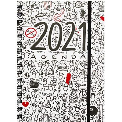 Miquelrius Agenda 2021 T-Diary, Español, Día página, Tamaño 155 x 213 mm (A5), Papel 90 g, Cubierta Rígida Cartón Forrado, color Blanco, Busca y Encuentra Miquelrius Agenda 2021 T-Diary, Español, Día página, Tamaño 155 x 213 mm (A5), Papel 90 g, Cubierta Rígida Cartón Forrado, color Blanco, Busca y Encuentra