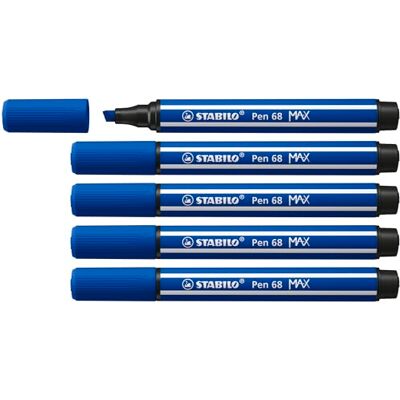 Stabilo Filzstifte Pen 68 Max Set 5 Ultramarino Stabilo Filzstifte Pen 68 Max Set 5 Ultramarino