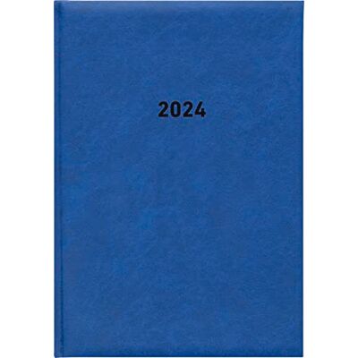 Zettler Calendario 2024 azul de oficina, 14,5 x 21 cm, 1 día en 1 página, cubierta de plástico acolchada, división de horas 7 – 19 horas – 876-0015 Zettler Calendario 2024 azul de oficina, 14,5 x 21 cm, 1 día en 1 página, cubierta de plástico acolchada, división de horas 7 – 19 horas – 876-0015