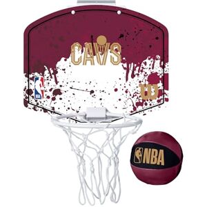 Wilson Aro de Baloncesto Mini NBA Team, Tamaño Compacto y Construcción Resistente, Instalación Fácil y Diseño Dinámico, Color: Granate Wilson Aro de Baloncesto Mini NBA Team, Tamaño Compacto y Construcción Resistente, Instalación Fácil y Diseño Dinámico, Color: Granate