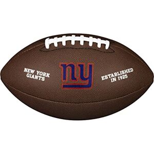 Wilson Pelota de fútbol Americano, NFL Team Logo, Tamaño Oficial, Cuero Mixto Wilson Pelota de fútbol Americano, NFL Team Logo, Tamaño Oficial, Cuero Mixto