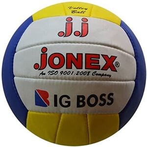 Jonex Big Boss: Volley Ball, Unisex-Adult, Yellow,Blue,White, 0 Jonex Big Boss: Volley Ball, Unisex-Adult, Yellow,Blue,White, 0