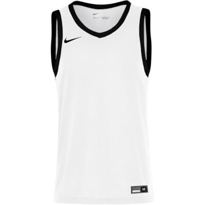 Nike Camiseta de Baloncesto para Hombre Team25, Color Blanco Nike Camiseta de Baloncesto para Hombre Team25, Color Blanco