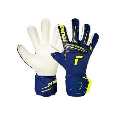 Reusch Guantes de Portero Profesionales para Hombre y Adulto Protección para los Dedos Agarre Extremo y Control del balón Transpirables para Entrenamiento y Juego Césped Artificial y césped Reusch Guantes de Portero Profesionales para Hombre y Adulto Protección para los Dedos Agarre Extremo y Control del balón Transpirables para Entrenamiento y Juego Césped Artificial y césped
