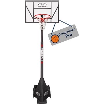 Hudora Soporte de Baloncesto Competition Pro Aro de Baloncesto Ajustable en Altura con Soporte y Ruedas para niños/Adolescentes y Adultos Canasta de Baloncesto al Aire Libre Hudora Soporte de Baloncesto Competition Pro Aro de Baloncesto Ajustable en Altura con Soporte y Ruedas para niños/Adolescentes y Adultos Canasta de Baloncesto al Aire Libre
