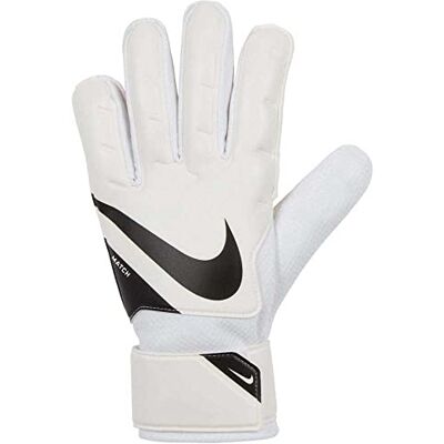 Nike NK Gk Match Fa20 Soccer Gloves, Unisex Adulto, White/Black/Black, 6 Nike NK Gk Match Fa20 Soccer Gloves, Unisex Adulto, White/Black/Black, 6