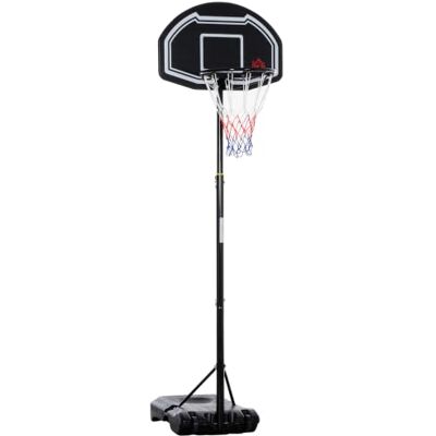 HOMCOM Canasta de Baloncesto Exterior Altura Ajustable 160-210 cm Canasta de Baloncesto Portátil con Tablero de PE, Ruedas, Base Rellenable con Ranura, para Adolescentes y Adultos HOMCOM Canasta de Baloncesto Exterior Altura Ajustable 160-210 cm Canasta de Baloncesto Portátil con Tablero de PE, Ruedas, Base Rellenable con Ranura, para Adolescentes y Adultos