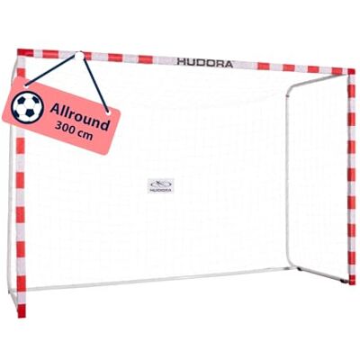 Hudora Portería de fútbol Allround 300 Portería de fútbol para niños y Adultos Resistente y Estable Tablero de GOL de Balonmano para Actividades recreativas y Entrenamiento al Aire Libre. Hudora Portería de fútbol Allround 300 Portería de fútbol para niños y Adultos Resistente y Estable Tablero de GOL de Balonmano para Actividades recreativas y Entrenamiento al Aire Libre.