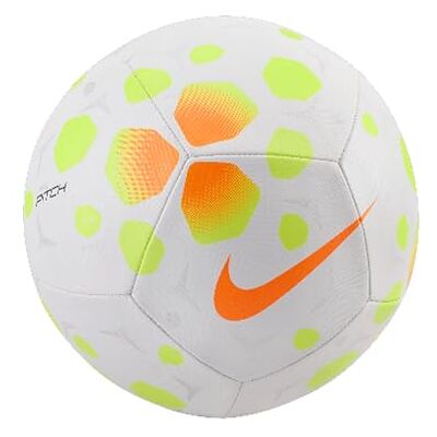 Nike Pitch Balón de fútbol (5), Color Blanco y Amarillo Nike Pitch Balón de fútbol (5), Color Blanco y Amarillo