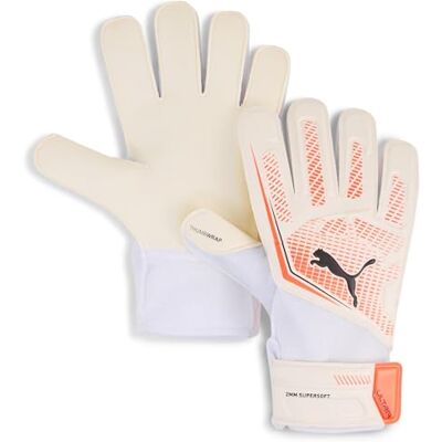 PUMA Ultra Play RC, Guantes de Portero Niños, White-Glowing Red- Black, 11 PUMA Ultra Play RC, Guantes de Portero Niños, White-Glowing Red- Black, 11