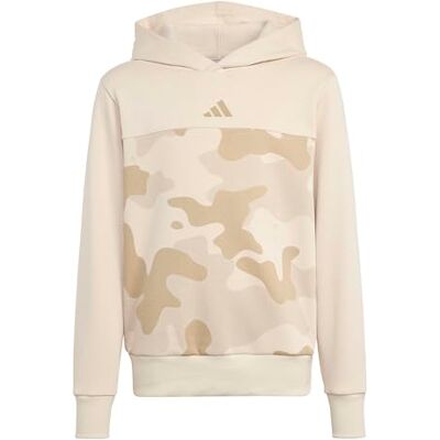 Adidas Unisex Bambini e Ragazzi Seasonal Essentials Camo Fleece Hoodie Juniors, Crystal Linen/Hemp, 9-10 Years Adidas Unisex Bambini e Ragazzi Seasonal Essentials Camo Fleece Hoodie Juniors, Crystal Linen/Hemp, 9-10 Years