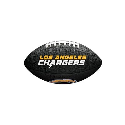 Wilson Mini NFL Team Soft Touch, Proporciona Agarre Seguro y un Tacto Suave, para Juego al Aire Libre, Equipo: Los Angeles Chargers, Color: Negro, Tamaño Mini Wilson Mini NFL Team Soft Touch, Proporciona Agarre Seguro y un Tacto Suave, para Juego al Aire Libre, Equipo: Los Angeles Chargers, Color: Negro, Tamaño Mini