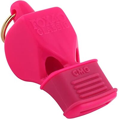Fox 40 CMG Silbato con boquilla acolchada antideslizante, Rosado Fox 40 CMG Silbato con boquilla acolchada antideslizante, Rosado