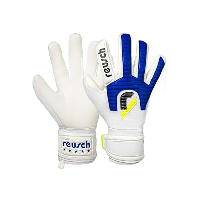 Reusch Legacy '86 Gold X Guantes de Portero Profesionales para Hombre y Adulto, Agarre extrafuerte, Ajuste preciso, Estabilidad y Comodidad, para Entrenamiento y Juego, césped Artificial y césped Reusch Legacy '86 Gold X Guantes de Portero Profesionales para Hombre y Adulto, Agarre extrafuerte, Ajuste preciso, Estabilidad y Comodidad, para Entrenamiento y Juego, césped Artificial y césped