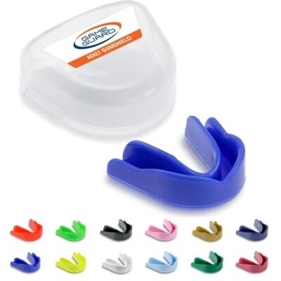 GAME GUARD protector bucal para hervir y morder/protector de encías protector bucal moldeable/protectores de encías júnior/niños/jóvenes Aprobado por CE, deportes escolares, fútbol, rugby GAME GUARD protector bucal para hervir y morder/protector de encías protector bucal moldeable/protectores de encías júnior/niños/jóvenes Aprobado por CE, deportes escolares, fútbol, rugby