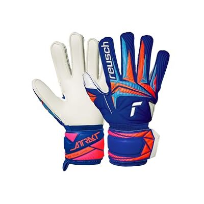 Reusch Guantes de Portero para niños y Adolescentes Excelente Agarre, Corte ergonómico y Rendimiento sostenible para Entrenamiento y Partidos Attrakt Advance Junior Reusch Guantes de Portero para niños y Adolescentes Excelente Agarre, Corte ergonómico y Rendimiento sostenible para Entrenamiento y Partidos Attrakt Advance Junior