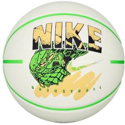 Nike Unisex Everyday Playground 8P Graphic Deflated Balón de Baloncesto Sail/Green Strike/Green Strike/Topaz Gold 7 Nike Unisex Everyday Playground 8P Graphic Deflated Balón de Baloncesto Sail/Green Strike/Green Strike/Topaz Gold 7