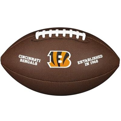 Fútbol Wilson NFL Logo del Equipo - Tamaño Oficial, Cuero Sintético Fútbol Wilson NFL Logo del Equipo - Tamaño Oficial, Cuero Sintético
