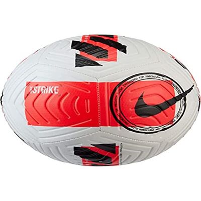 Nike Strike Recreational Soccer Ball Unisex-Adult White/Bright Crimson/Black 3 Nike Strike Recreational Soccer Ball Unisex-Adult White/Bright Crimson/Black 3