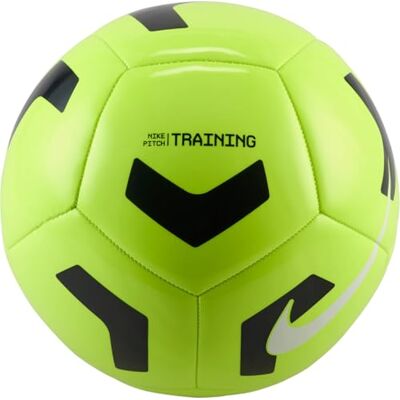 Nike Pitch Training Recreational Soccer Ball Unisex Volt/Black/White Tamaño 4 Nike Pitch Training Recreational Soccer Ball Unisex Volt/Black/White Tamaño 4