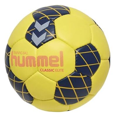 hummel HmlCLASSIC Elite Balón de Balonmano de Entrenamiento, Color Amarillo y Azul, 1 sin género hummel HmlCLASSIC Elite Balón de Balonmano de Entrenamiento, Color Amarillo y Azul, 1 sin género