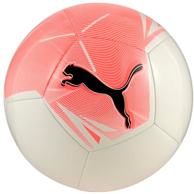 PUMA Big Cat Ball, Pelotas de Entrenamiento Unisexo, White-Glowing Red, 5- PUMA Big Cat Ball, Pelotas de Entrenamiento Unisexo, White-Glowing Red, 5-