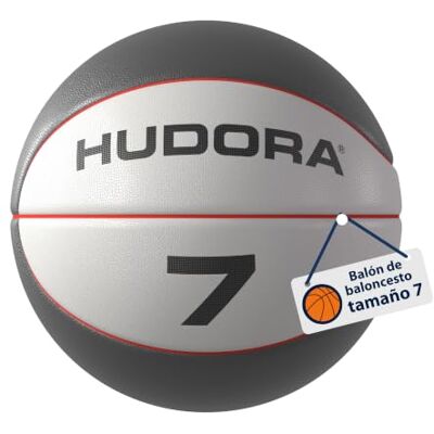 Hudora Balón de Baloncesto Talla 7 – Interior y Exterior – Fuerte Agarre y Tacto Balón de Entrenamiento Duradero para niños, jóvenes, Adultos – Ideal Partidos, Streetball y Ocio Hudora Balón de Baloncesto Talla 7 – Interior y Exterior – Fuerte Agarre y Tacto Balón de Entrenamiento Duradero para niños, jóvenes, Adultos – Ideal Partidos, Streetball y Ocio