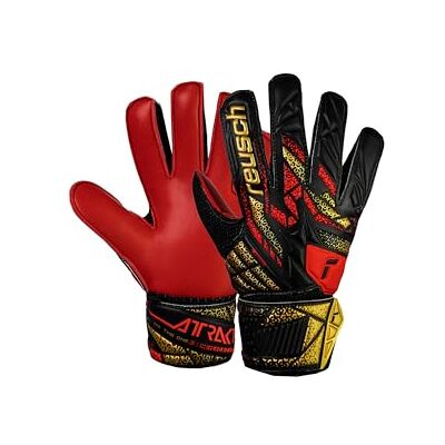 Reusch Attrakt Solid Junior Guantes de Portero para niños y niñas, Aptos para Todas Las Condiciones climáticas y Superficies de Campo de Juego Reusch Attrakt Solid Junior Guantes de Portero para niños y niñas, Aptos para Todas Las Condiciones climáticas y Superficies de Campo de Juego