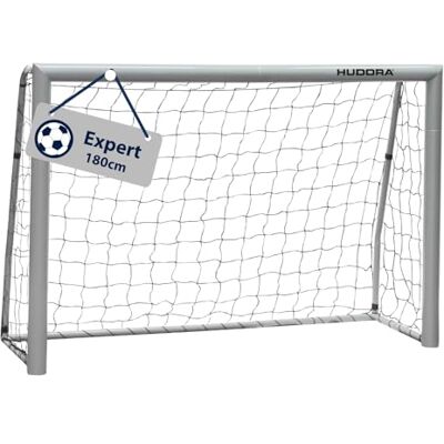 Hudora Portería de Fútbol Expert Gran portería de fútbol para niños y Adultos Portería de fútbol Resistente al Agua y Estable con Red densa Hudora Portería de Fútbol Expert Gran portería de fútbol para niños y Adultos Portería de fútbol Resistente al Agua y Estable con Red densa