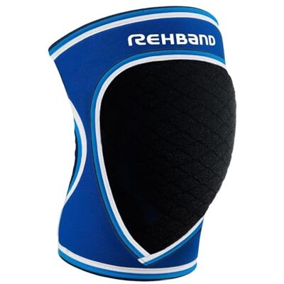 Rehband Rodilleras para Balonmano, Voleibol y Deportes de Sala, Rodilleras de Neopreno cómodas y de ajuste ceñido, Protector de Rodilla Deportivo para Mujeres y Hombres, Color:Azul, Talla:M Rehband Rodilleras para Balonmano, Voleibol y Deportes de Sala, Rodilleras de Neopreno cómodas y de ajuste ceñido, Protector de Rodilla Deportivo para Mujeres y Hombres, Color:Azul, Talla:M