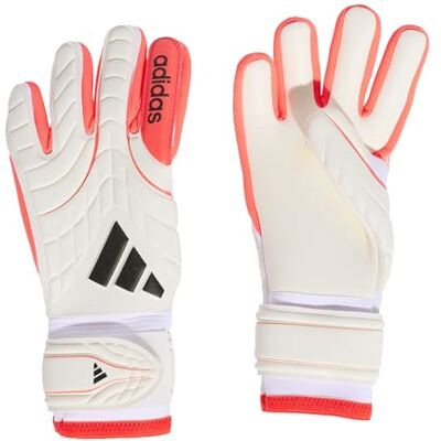 Adidas Unisex Adulto Copa Goalkeeper Glove League Junior, White/Lucid Red/Black, 5 Adidas Unisex Adulto Copa Goalkeeper Glove League Junior, White/Lucid Red/Black, 5