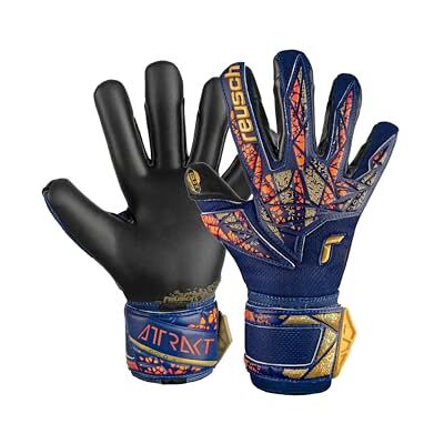 Reusch Attrakt Gold X Guantes de Portero para Adultos con Corte Negativo Evolution Reusch Attrakt Gold X Guantes de Portero para Adultos con Corte Negativo Evolution